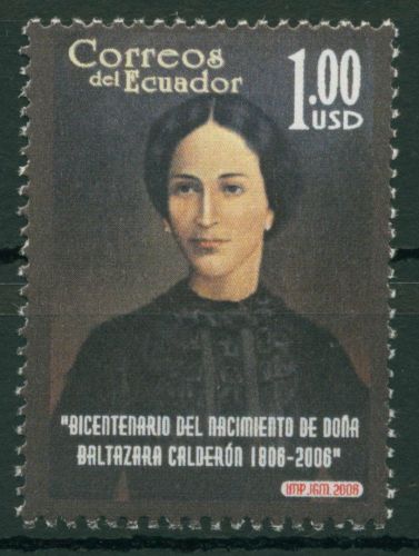 Ecuador 2006 Persönlichkeiten Baltazara C. G. de Rocafuerte 2908 postfrisch