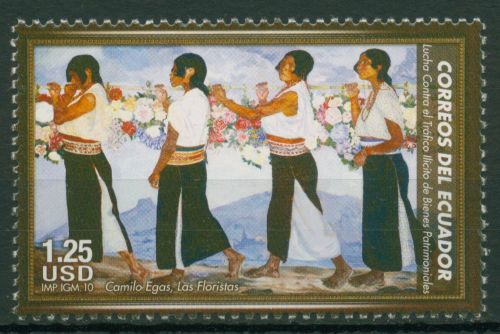 Ecuador 2010 Kulturgut Gemälde 3244 postfrisch