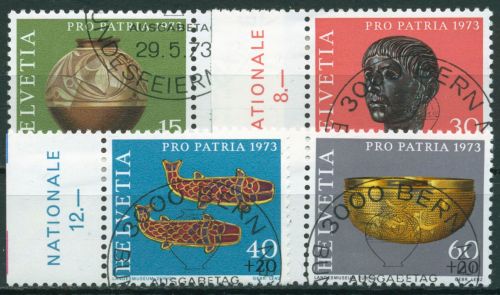 Schweiz 1973 Pro Patria Archäologische Funde 996/99 gestempelt