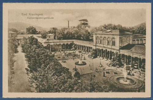 Bad Kissingen Konversationsgebäude, gelaufen 1919 (AK5692)