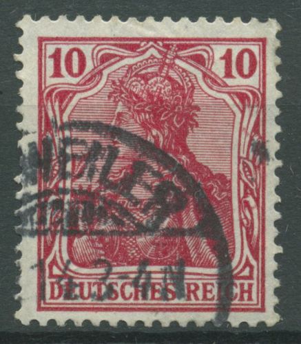 Deutsches Reich 1905/13 Germania Friedensdruck 86 I b gestempelt geprüft