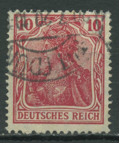 Deutsches Reich 1915/19 Germania Kriegsdruck 86 II a gestempelt geprüft