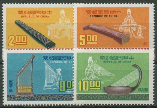 Taiwan 1976 Chinesische Musikinstrumente 1124/27 postfrisch