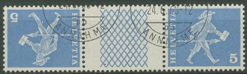 Schweiz 1960 Postmotive Standesläufer 696 Kehrdruck KZ 20 y G gestempelt