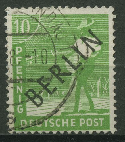 Berlin 1948 Schwarzaufdruck 4 gestempelt