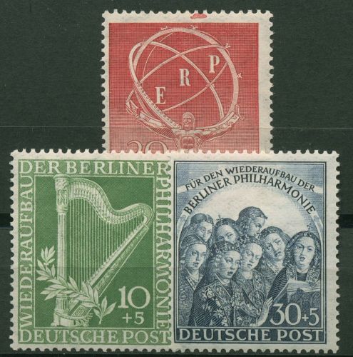 Berlin Jahrgang 1950 komplett (71/73) mit Falz