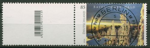 Bund 2016 Bayerischer Wald Rollenmarke 3203 R S Zd 3 ohne Nr. gestempelt