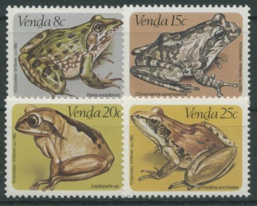 Venda 1982 Amphibien Frösche 66/69 postfrisch