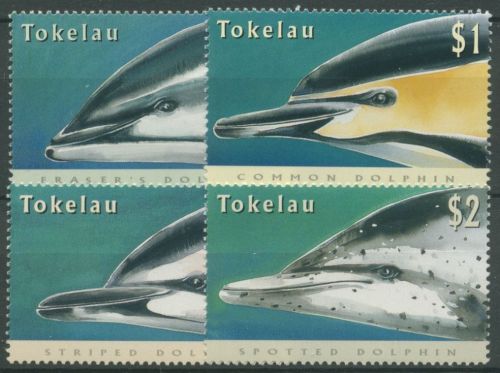 Tokelau 1996 Meerestiere Delphine 234/37 postfrisch