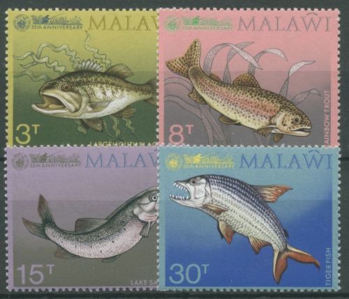 Malawi 1974 Fische Forellen Tigerfisch 212/15 postfrisch