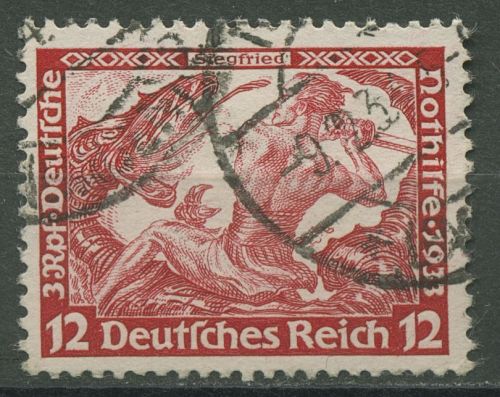 Deutsches Reich 1933 Deutsche Nothilfe Wagner 504 A gestempelt