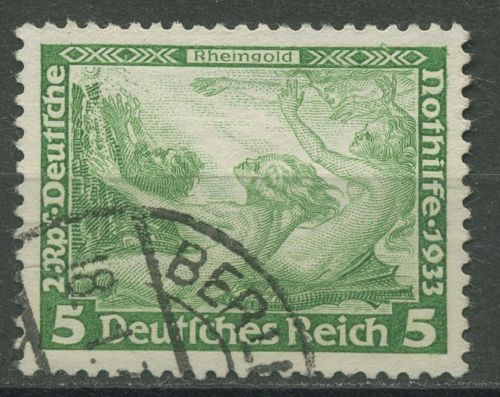 Deutsches Reich 1933 Deutsche Nothilfe Wagner 501 A gestempelt
