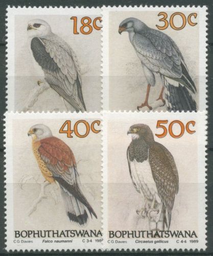 Bophuthatswana 1989 Greifvögel Gleitaar Singhabicht Rötelfalke 223/26 postfrisch
