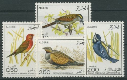Algerien 1976 Vögel Blaumeise Sandflughuhn 673/76 postfrisch