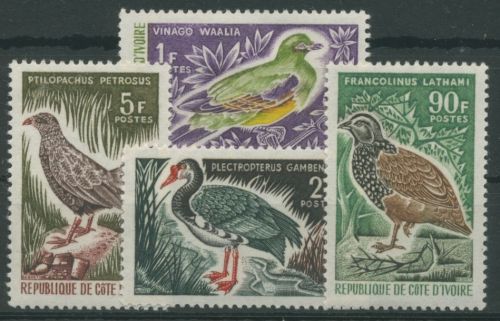 Elfenbeinküste 1966 Vögel Sporengans Fruchttaube 299/02 postfrisch