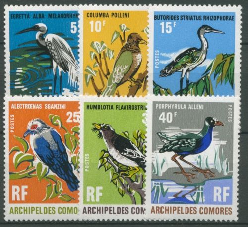 Komoren 1971 Vögel Tauben Reiher Sultanshuhn 113/18 postfrisch