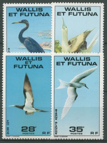 Wallis und Futuna 1978 Vögel Rotfußtölpel Riffreiher 315/18 postfrisch