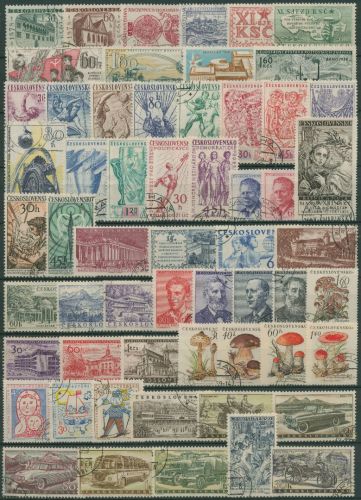 Tschechoslowakei 1958 Jahrgang komplett (1058/1115) gestempelt (SG62045)