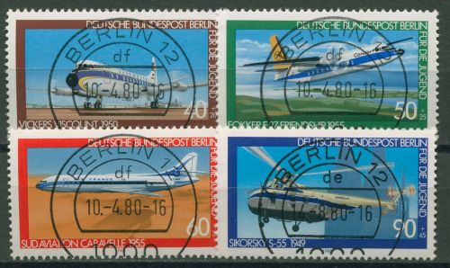 Berlin 1980 Luftfahrt Flugzeuge 617/20 mit TOP-Stempel Berlin
