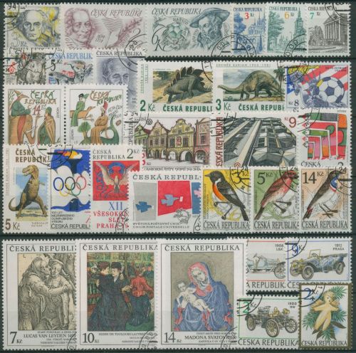 Tschechische Republik 1994 Jahrgang komplett (30/60) gestempelt (SG62065)