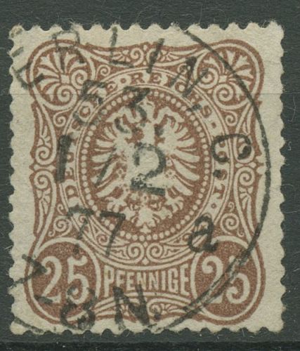 Deutsches Reich 1875 PFENNIGE 35 a gestempelt geprüft