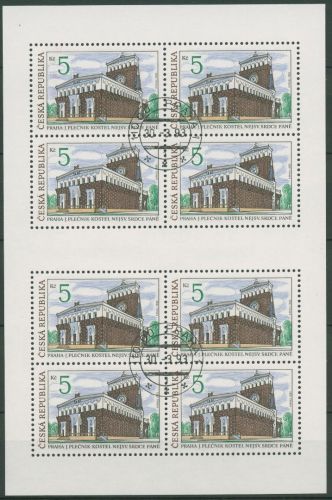 Tschechische Republik 1993 Kirchen 6 K gestempelt (C66506)