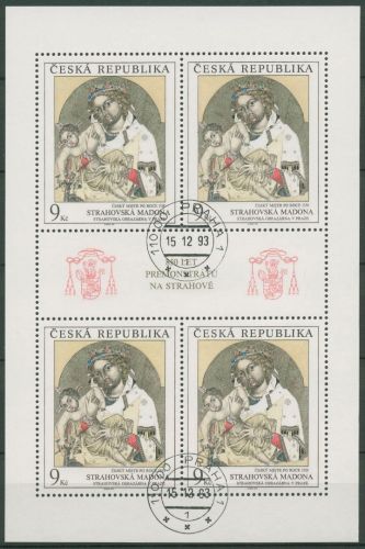 Tschechische Republik 1993 Strahov-Madonna 29 K gestempelt (C66508)