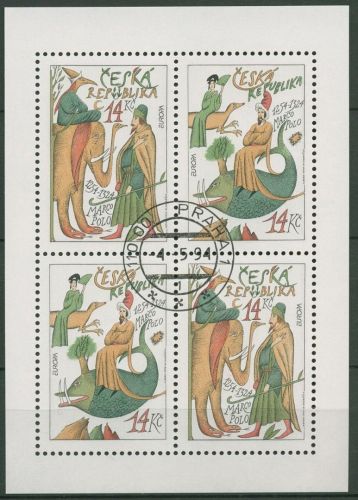 Tschechische Republik 1994 Europa CEPT Erfindungen gestempelt 36/37 K (C90557)