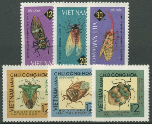 Vietnam 1965 Schädliche Insekten 379/84 A ungebraucht o.G.