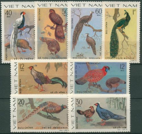 Vietnam 1979 Vögel Fasan Ährenträgerpfau 1044/51 A ungebraucht o.G.