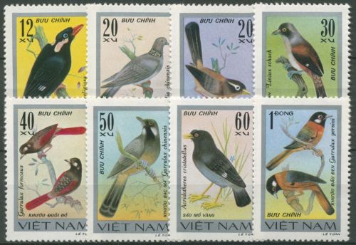 Vietnam 1978 Vögel Bergbeo Taube 948/55 A ungebraucht o.G.