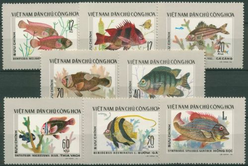 Vietnam 1976 Tropische Fische 866/73 A ungebraucht o.G.