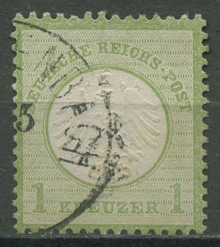 Deutsches Reich 1872 Adler mit kleinem Brustschild 7 gestempelt