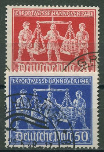 Alliierte Besetzung 1948 Exportmesse Hannover 969/70 gestempelt