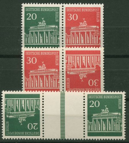 Berlin Zusammendrucke 1970 Brandenburger Tor W 45/KZ 4 postfrisch