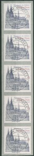 Bund 2003 Kölner Dom Rollenmarke sk 2330 5er-Streifen mit Nr. TOP-Stempel
