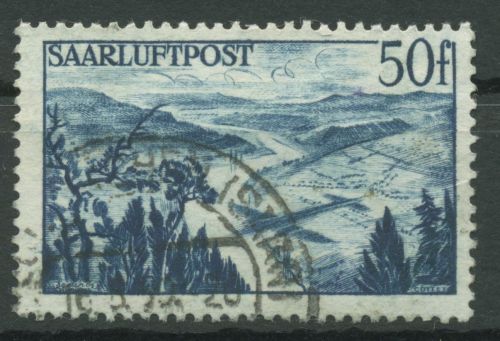 Saarland 1948 Flugpostmarke 253 gestempelt