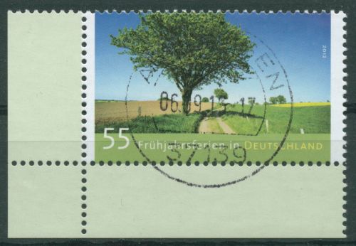 Bund 2012 Frühjahrsferien Bäume 2917 Ecke 3 mit TOP-Stempel (E4535)