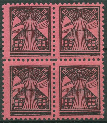 SBZ Mecklenburg-Vorpommern 1945 Freimarke 16 4er-Block postfrisch