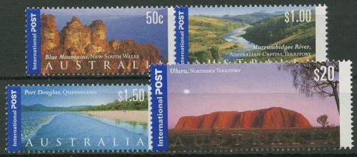 Australien 2001 Sehenswürdigkeiten und Landschaften 2061/64 postfrisch