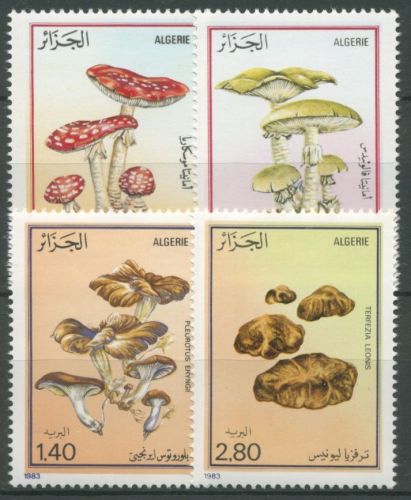 Algerien 1983 Pilze Fliegenpilz Kalaharitrüffel 827/30 postfrisch