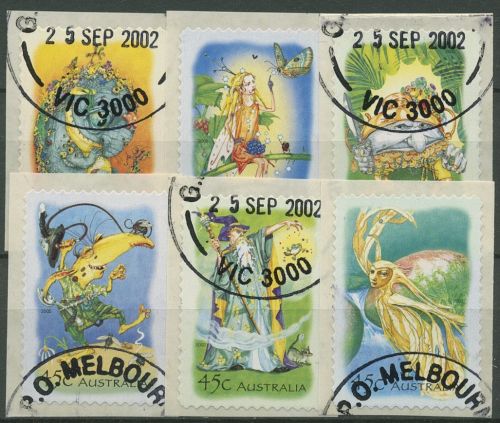 Australien 2002 Geheimnisvoller Regenwald 2175/80 gestempelt