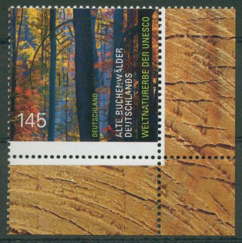 Bund 2014 UNESCO Buchenwald 3052 Ecke 4 mit TOP-Stempel (E4617)