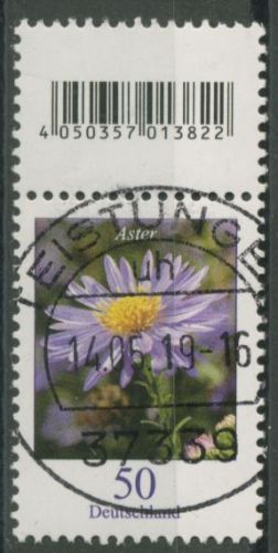 Bund 2005 Blumen aus 500er-Rolle 2463 S Zd 3 mit EAN mit TOP-Stempel