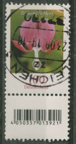 Bund 2006 Blumen aus 200er-Rolle 2547 S Zd 1 mit EAN + Nr. gestempelt