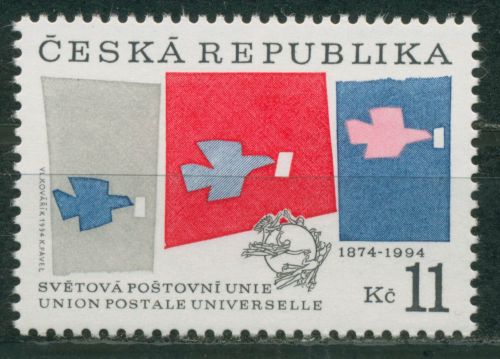 Tschechische Republik 1994 Weltpostverein UPU Brieftaube 48 postfrisch