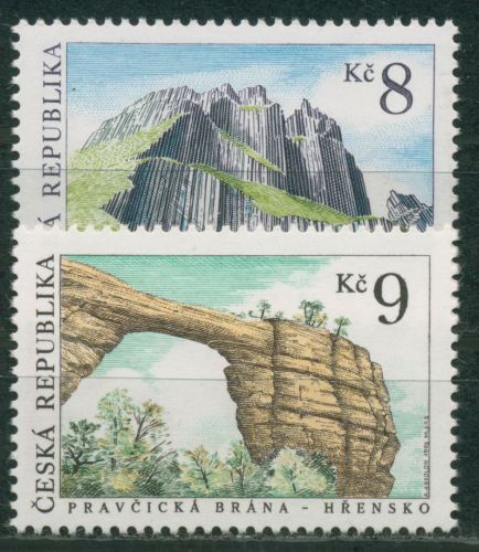 Tschechische Republik 1995 Gebirge Prebischtor 78/79 postfrisch