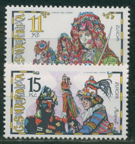 Tschechische Republik 1998 Europa CEPT Feste Feiertage 182/83 postfrisch
