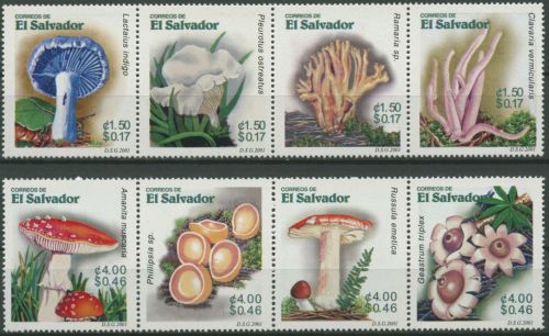 El Salvador 2001 Pilze 2258/65 ZD postfrisch (C70861)