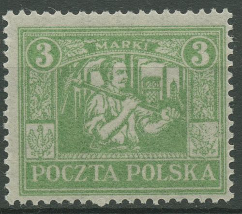 Östliches Oberschlesien 1922 Freimarke 10 postfrisch